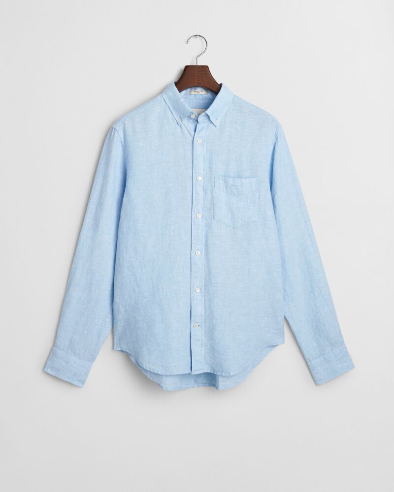 REG LINEN SHIRT Blue / S