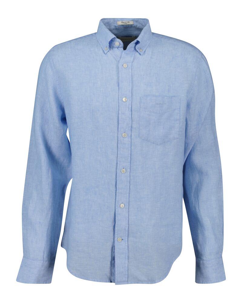 REG LINEN SHIRT Blue / S