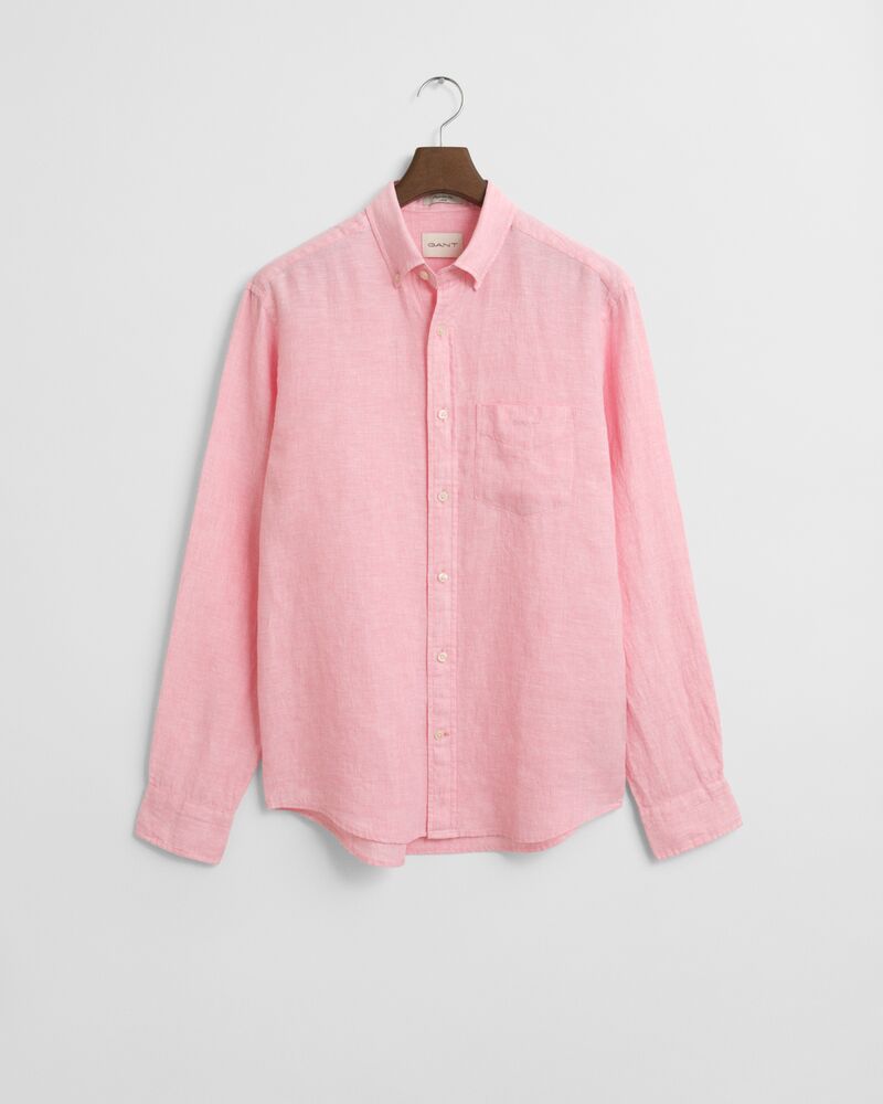 REG LINEN SHIRT Pink / S