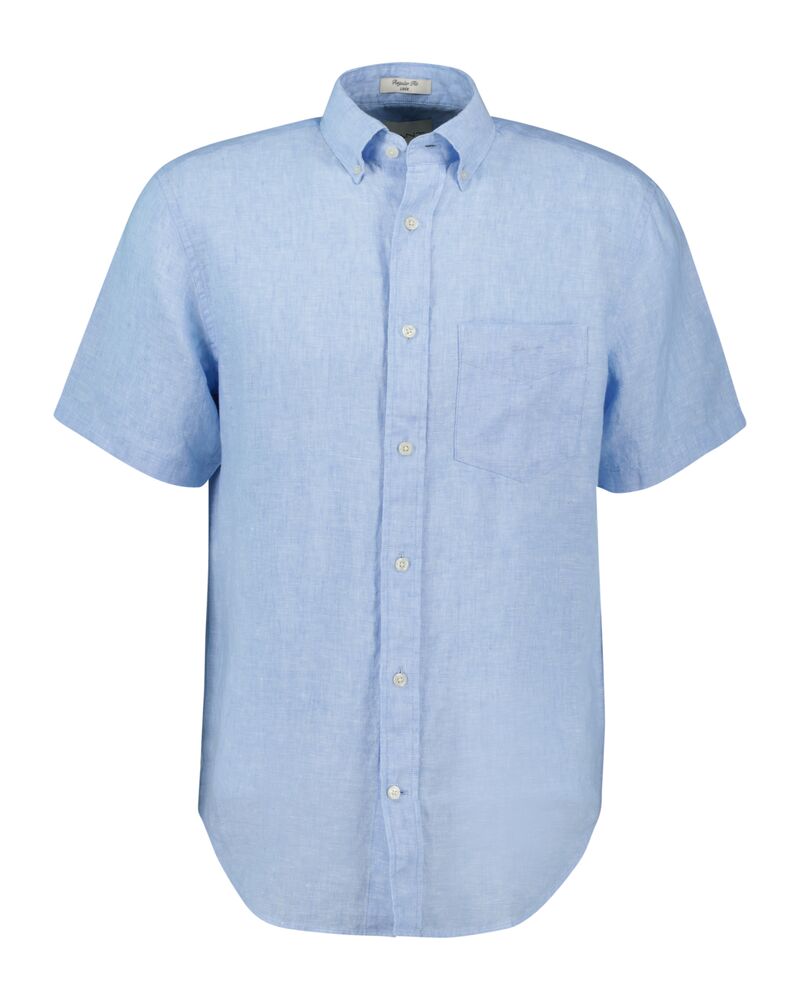 REG LINEN SS SHIRT Blue / S