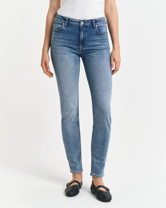 SLIM SUPER STRETCH JEANS Blue / 27X32