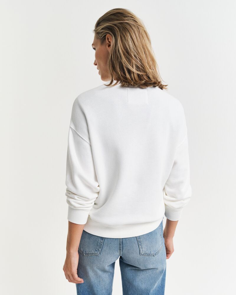 GRAPHIC C-NECK SWEAT White / S