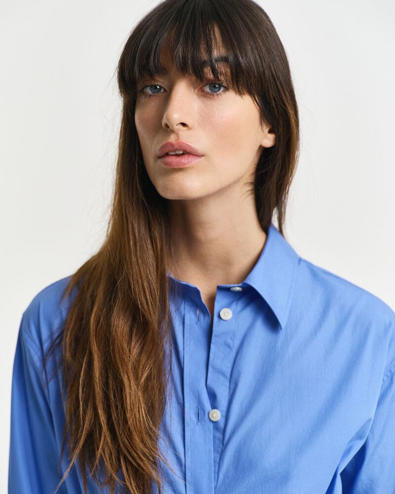REL POPLIN SHIRT DRESS Blue / 32
