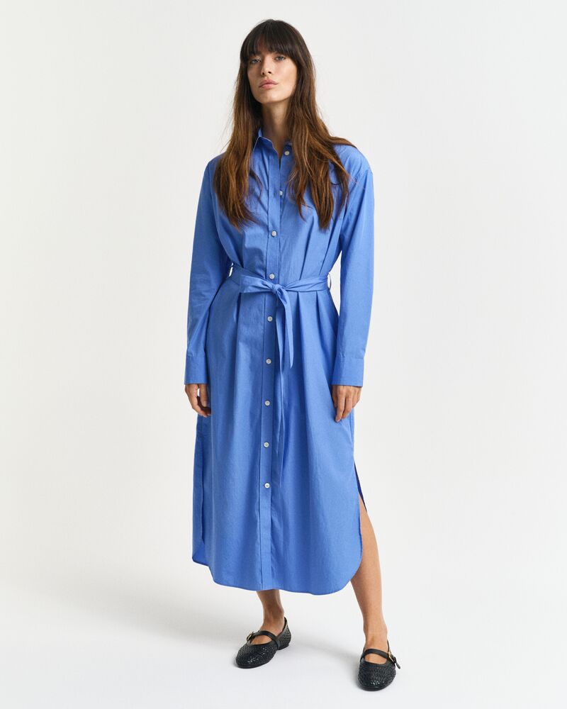 REL POPLIN SHIRT DRESS Blue / 32