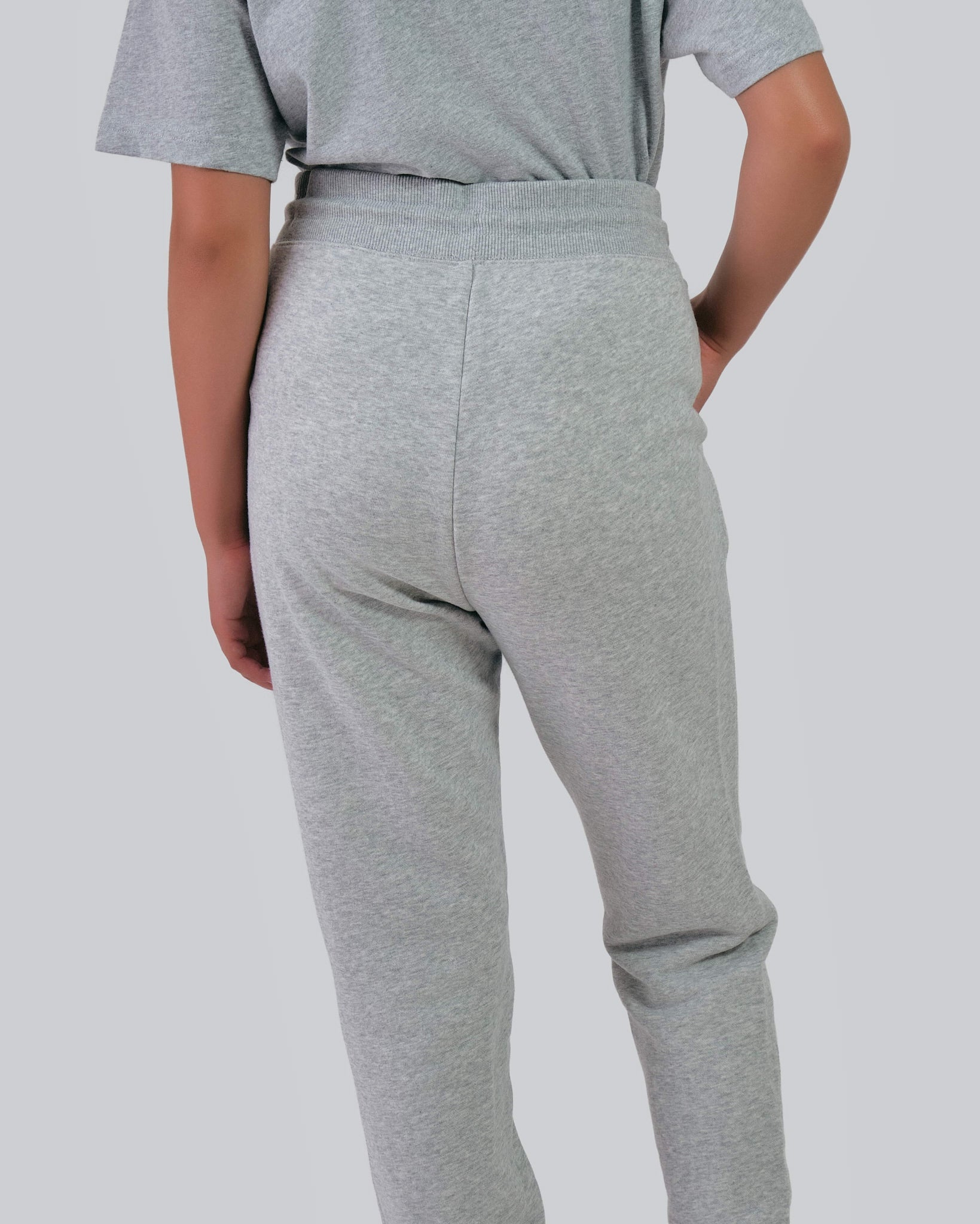 Sporty Shield Sweat Pants Light Grey Melange / 146/152