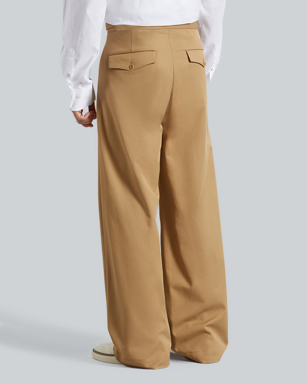 Gant Ike Twill Pants – Straight-Leg Cotton Chinos Cavalry Beige / 52