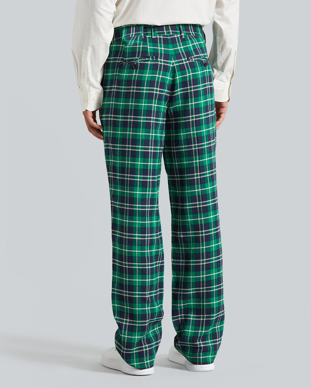 Gant Prep Check Suit Pants – Regular Fit Cotton Blend Chinos Lavish Green / 52