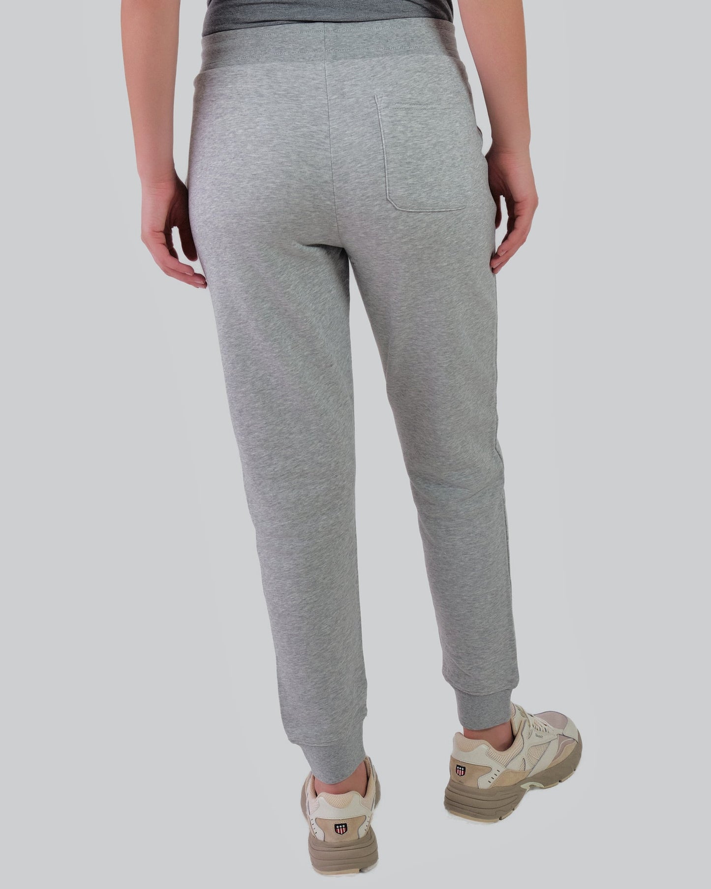 Regular Fit Retro Shield Sweat Pants Grey Melange / M