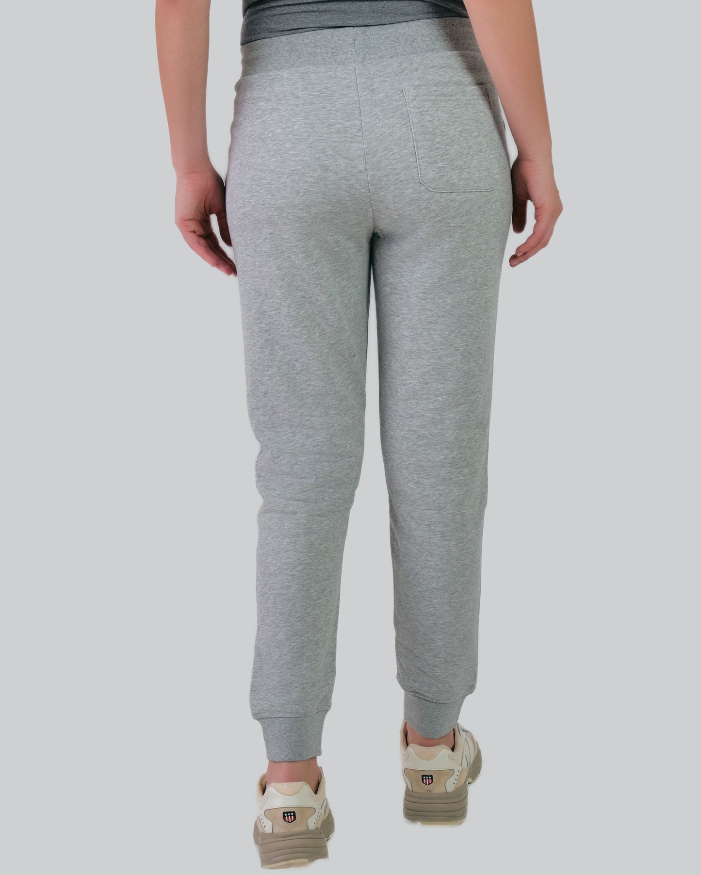 Regular Fit Retro Shield Sweat Pants Grey Melange / M