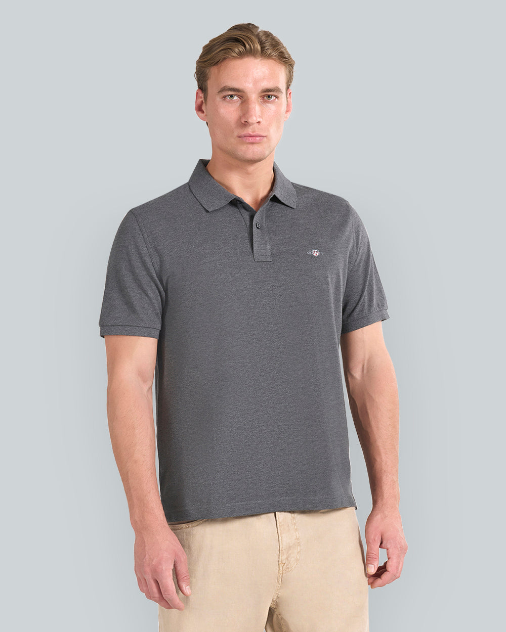 Regular Fit Shield Piqué Polo Shirt
