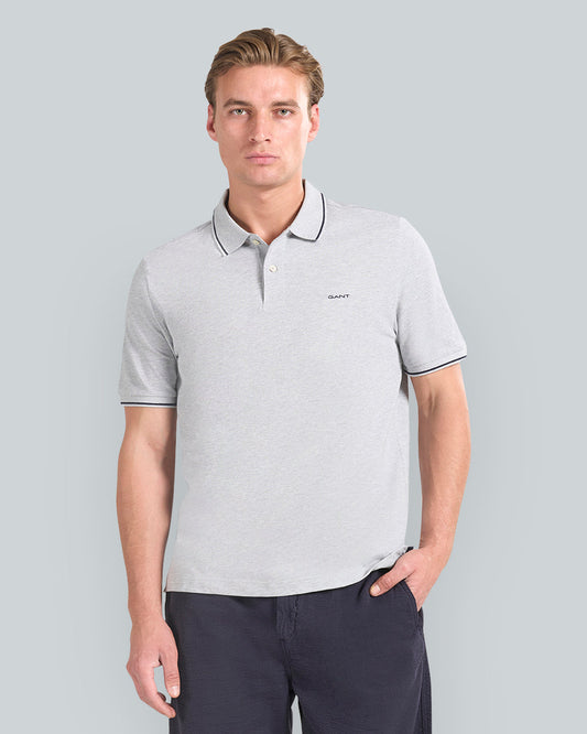 Tipped Piqué Polo Shirt