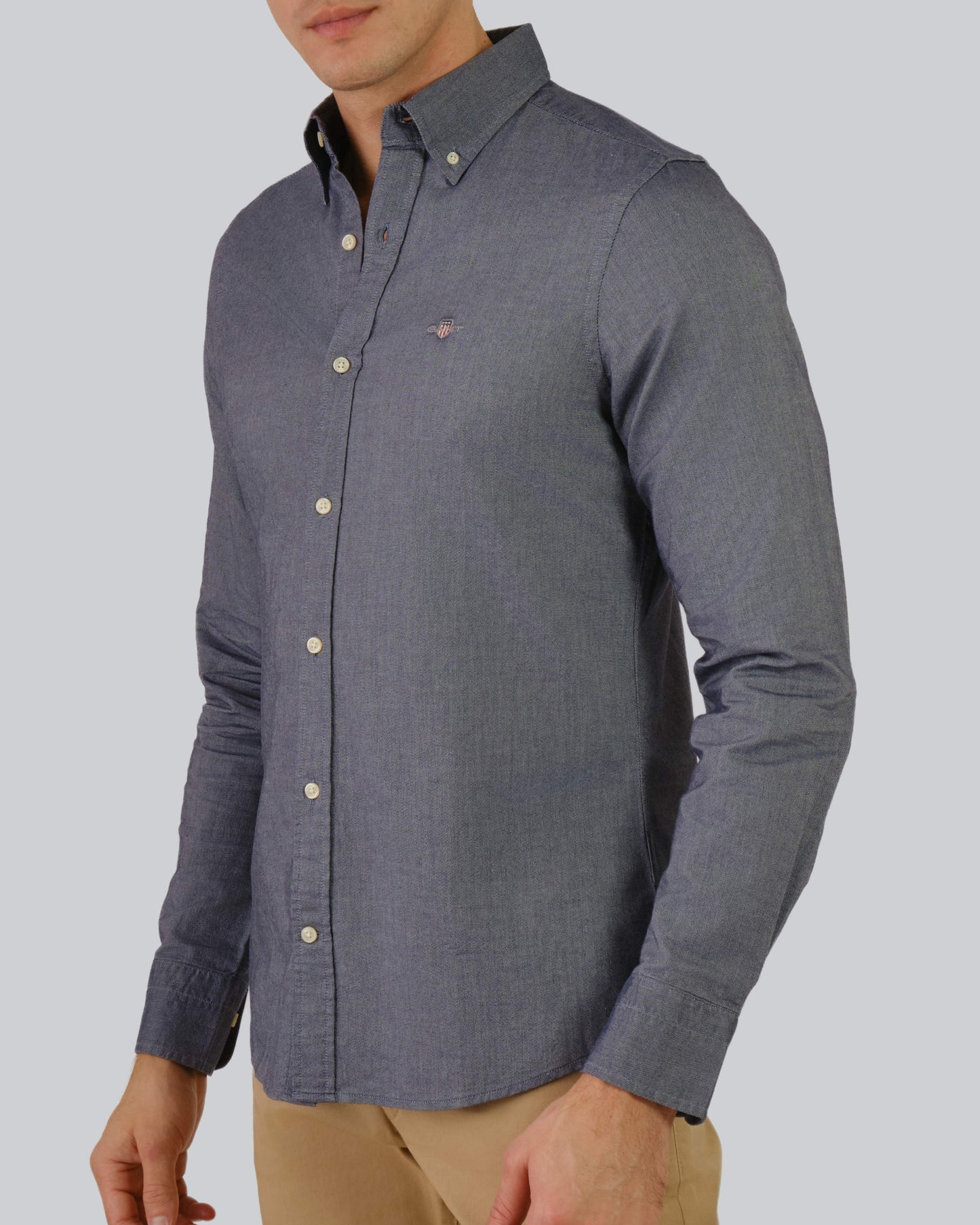 Slim Oxford Shirt Marine / M