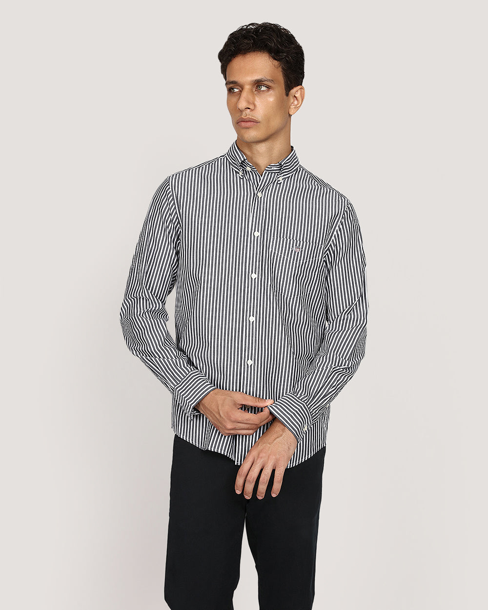 Gant Regular Classic Poplin Stripe Shirt