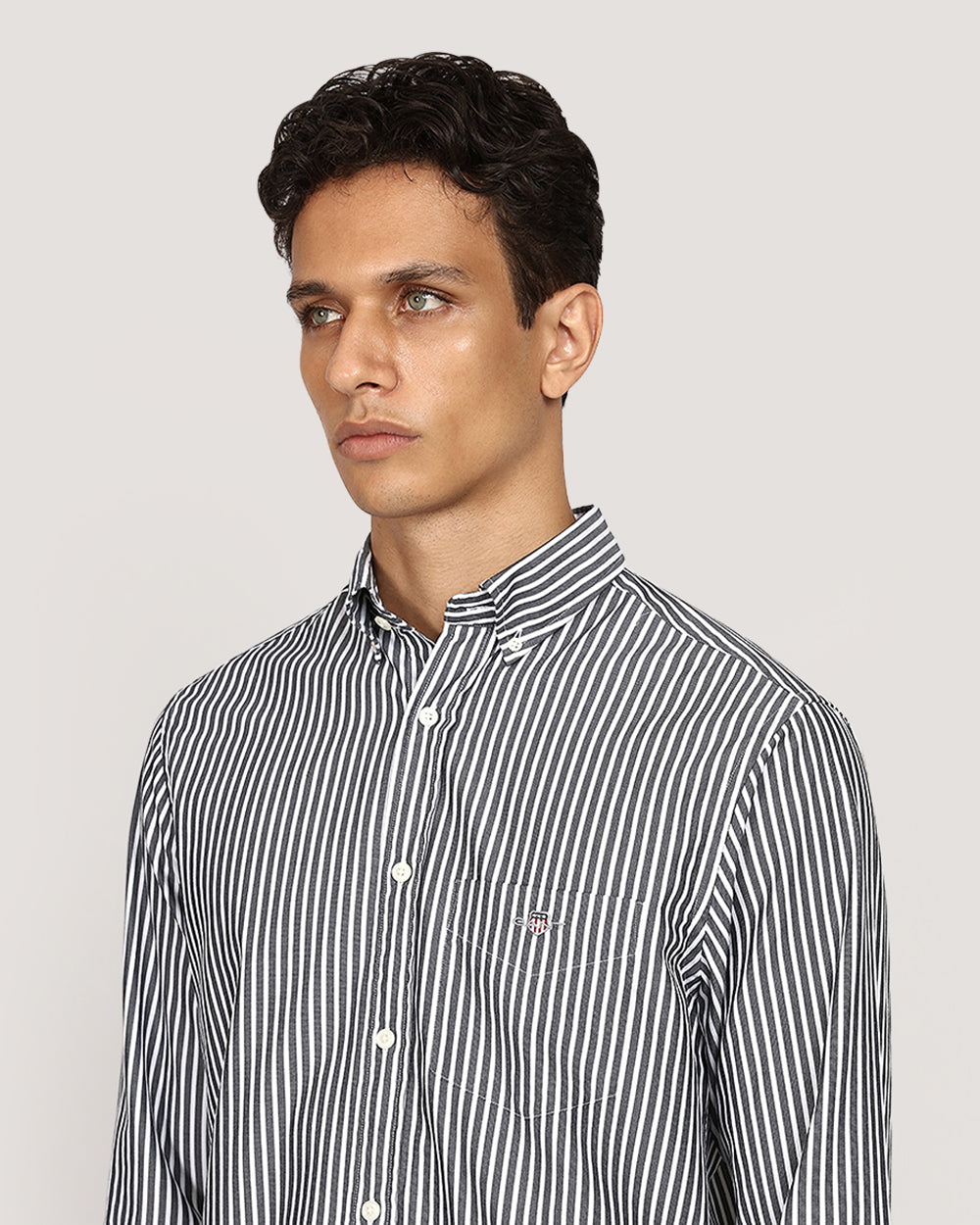 Gant Regular Classic Poplin Stripe Shirt