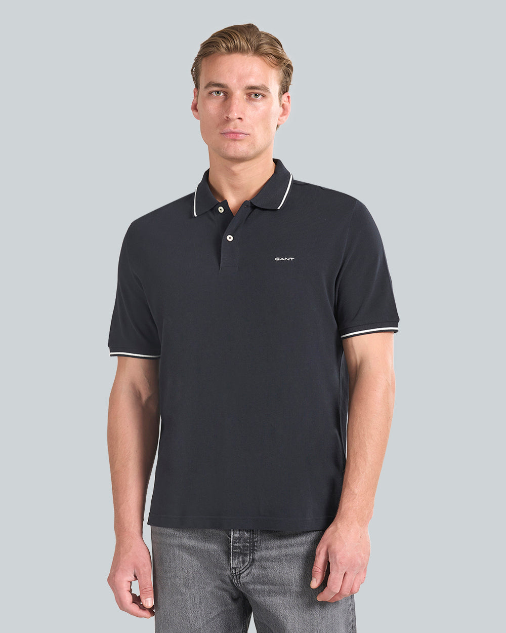 Tipped Piqué Polo Shirt