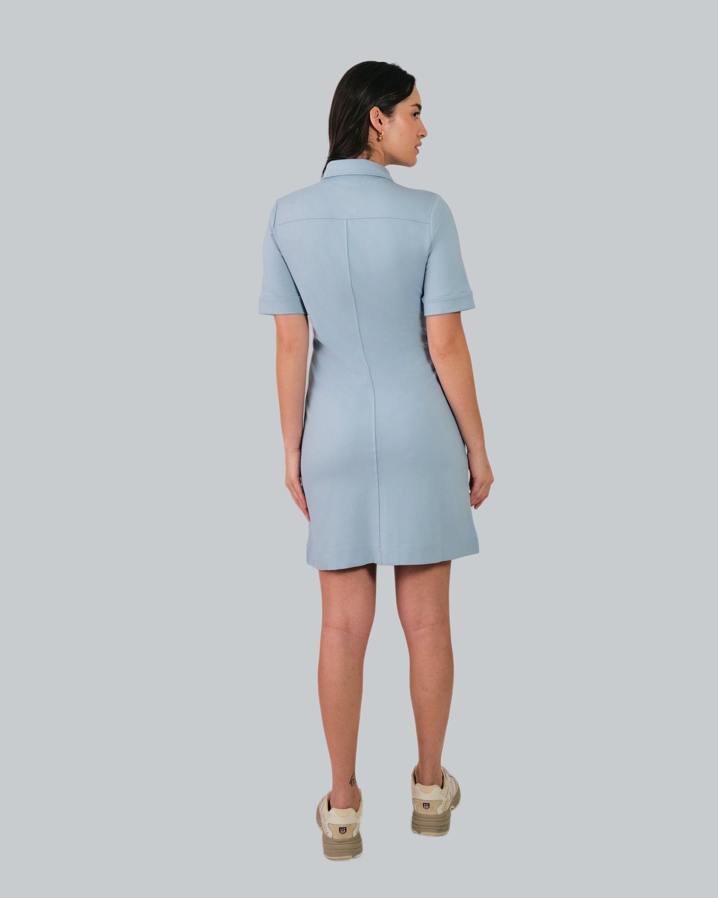 Jersey Shirt Dress Dove Blue / M