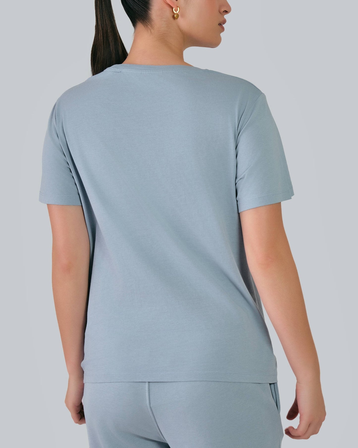 Regular Fit Logo T-Shirt Dove Blue / M