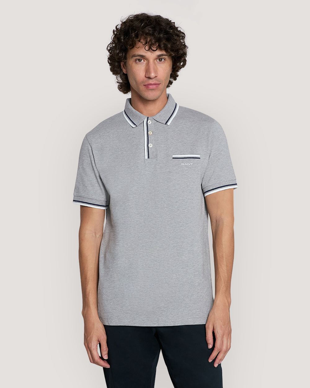 2-COL TIPPING SS PIQUE POLO