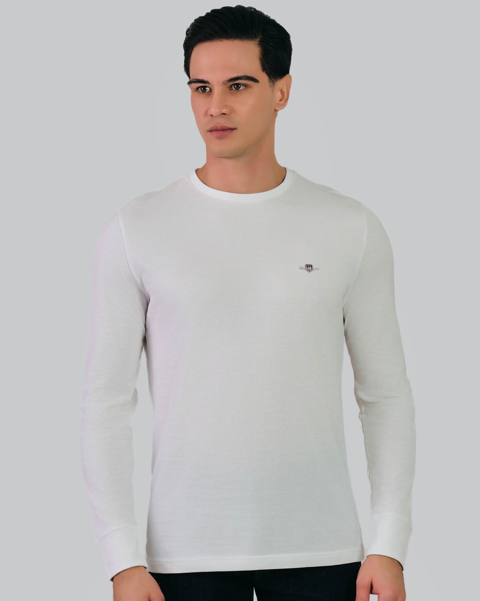 Regular Fit Honeycomb Texture Shirt White / M