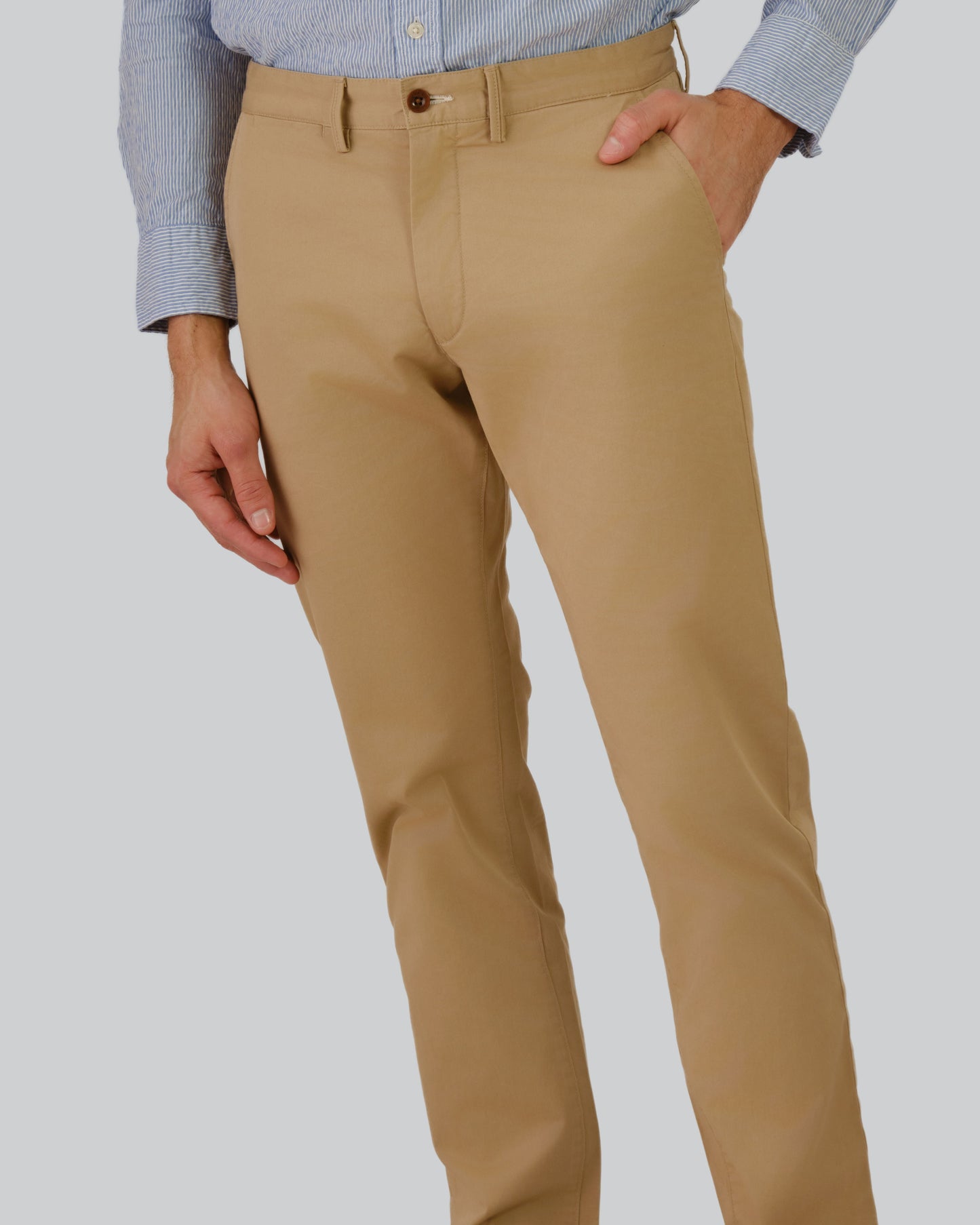 Af Tapered Stretch Twill Chinos Dark Khaki / 32X32