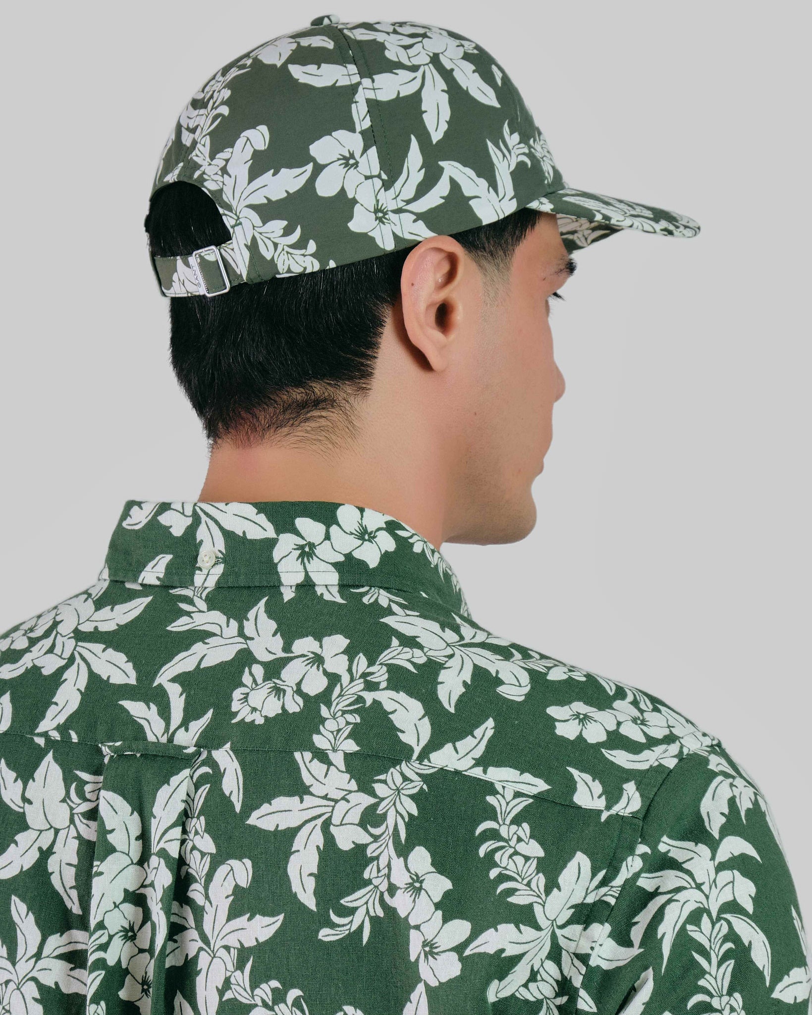 Palm Lei Printed Cap Pine Green / ONESIZE