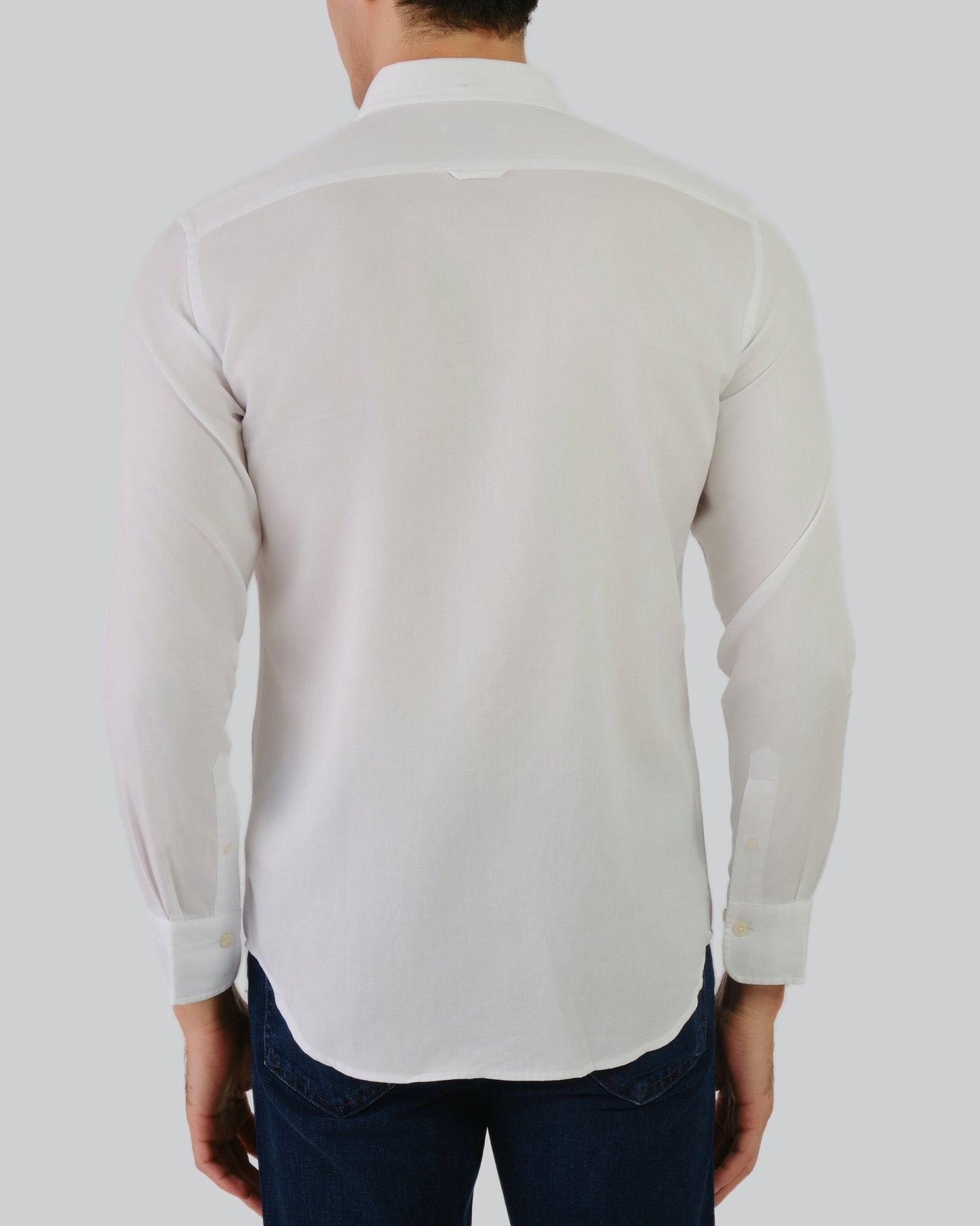 Af Honeycomb Texture Shirt White / M