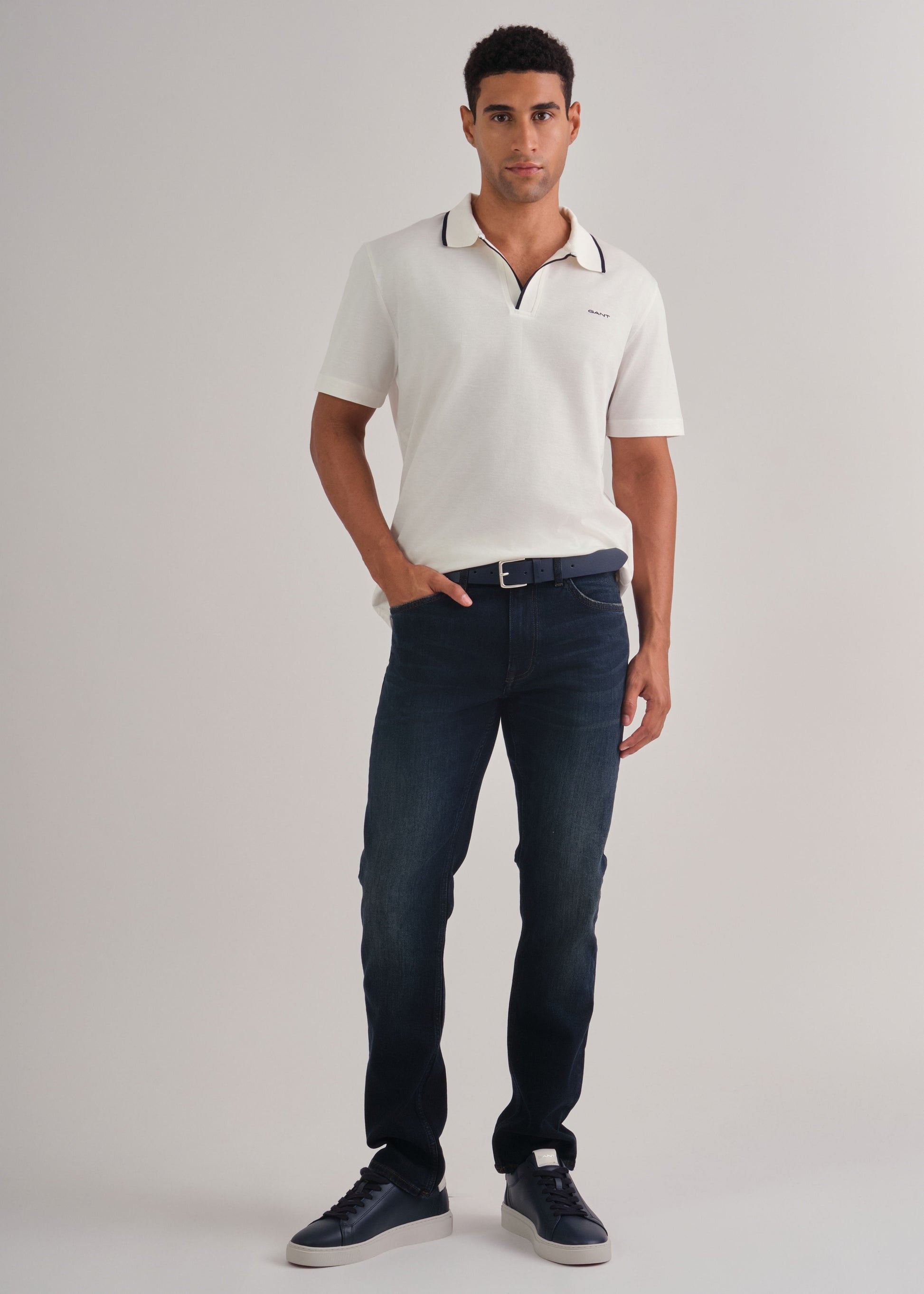 Tipping Collar Polo Eggshell / M