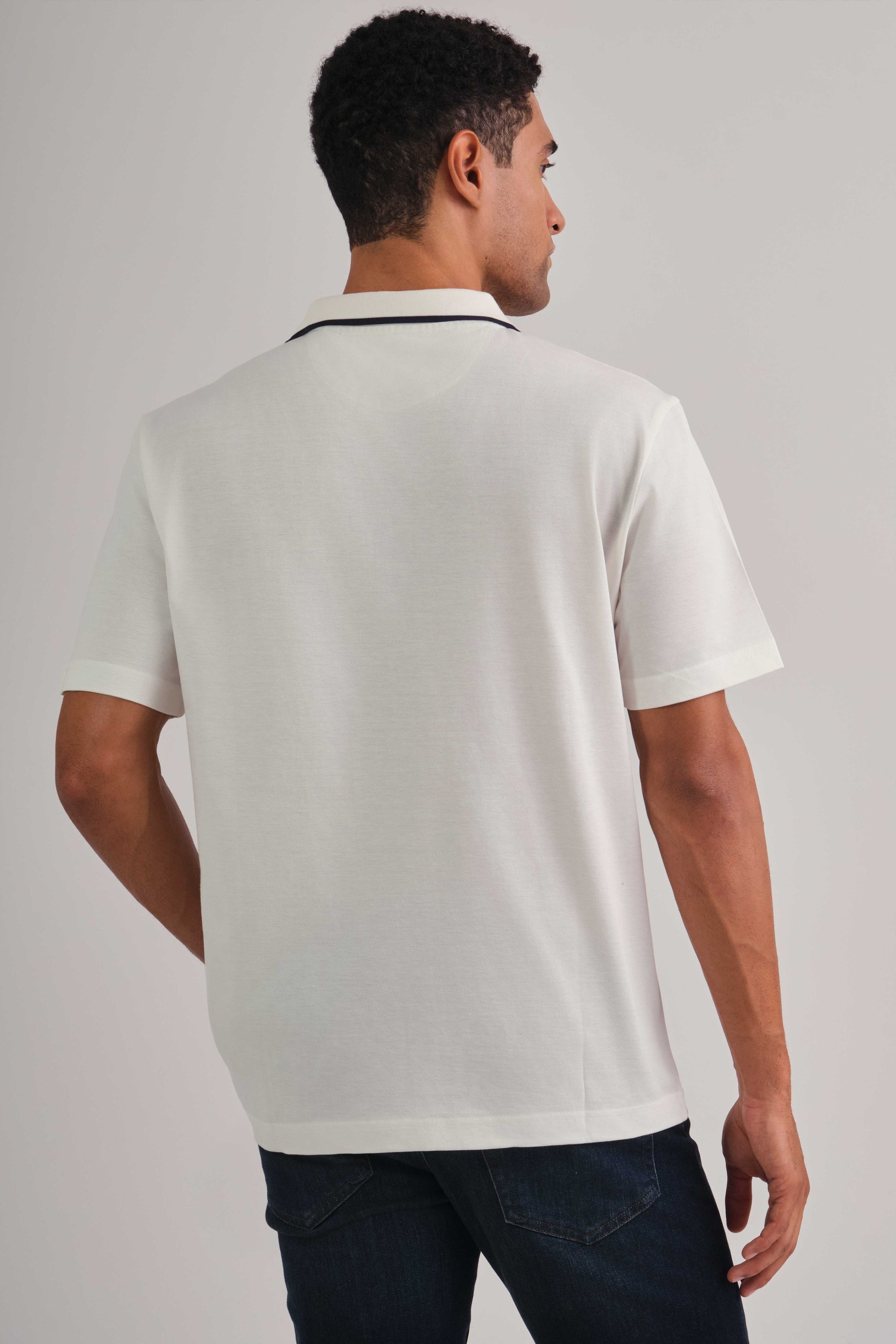 Tipping Collar Polo Eggshell / M