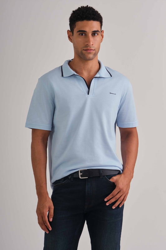 Tipping Collar Polo Fresh Blue / M