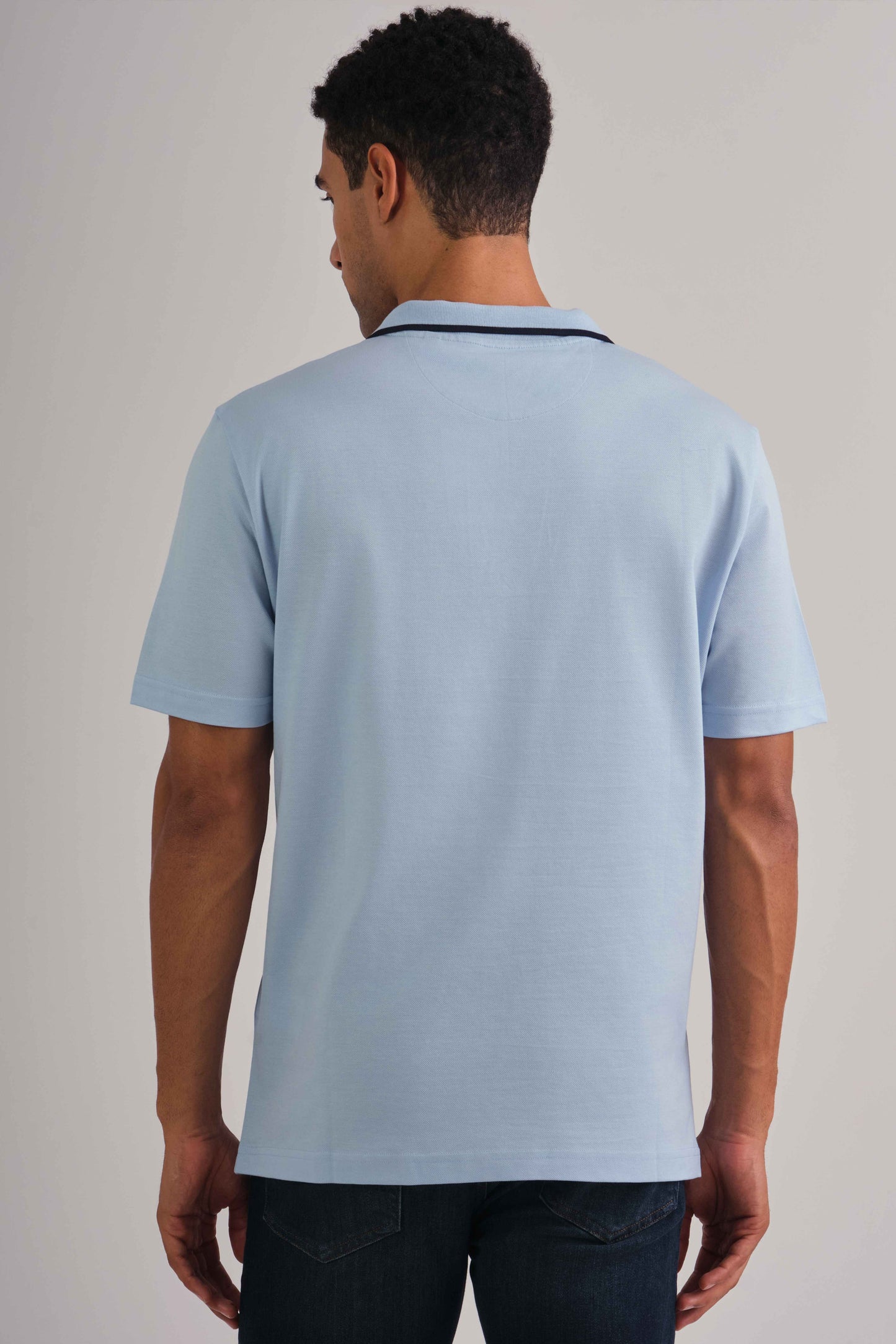 Tipping Collar Polo Fresh Blue / M