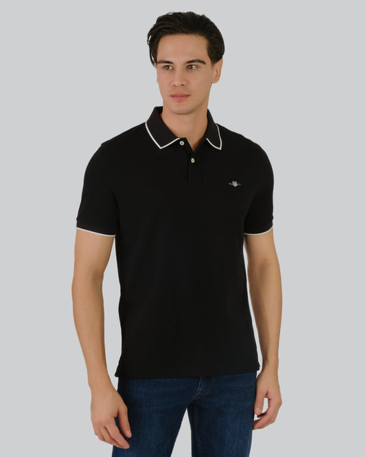 Framed Tipping Polo Black / M