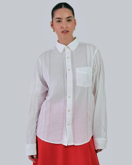 GANT Regular Fit Seersucker Stripe Shirt
