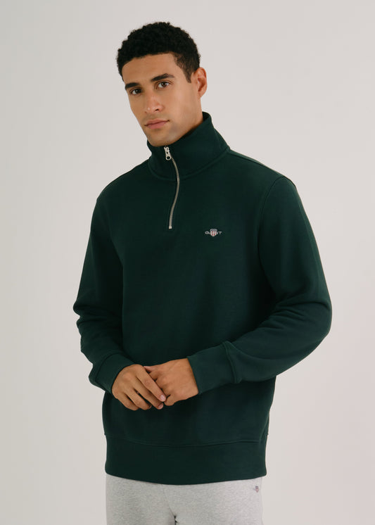 Shield Half-Zip Sweatshirt Tartan Green / M