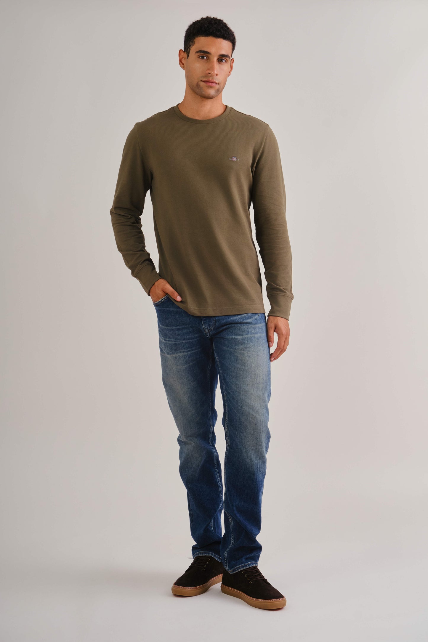 Slim Pique T-Shirt Juniper Green / M