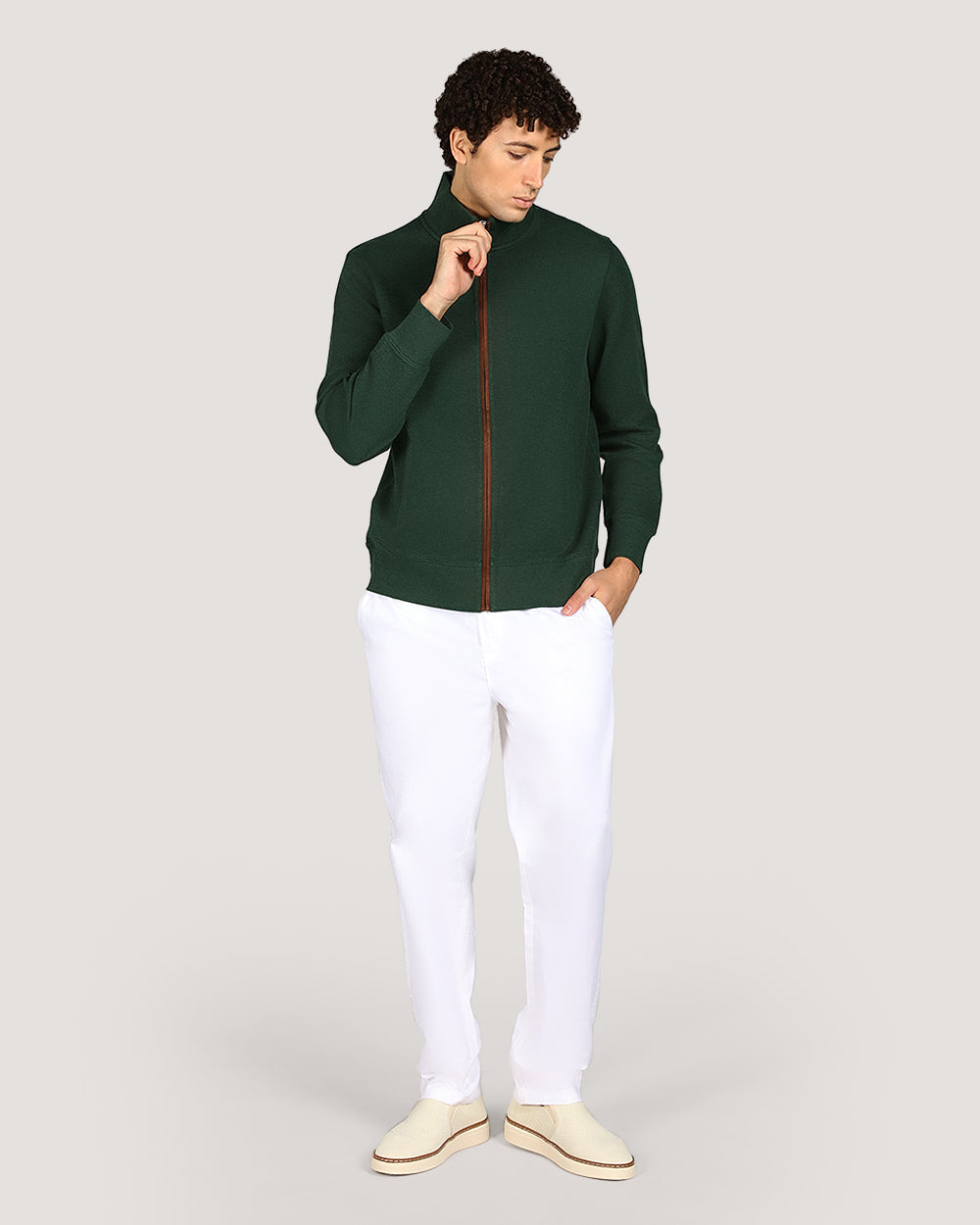 Gant Sacker Rib Full Zip Cardigan For Men