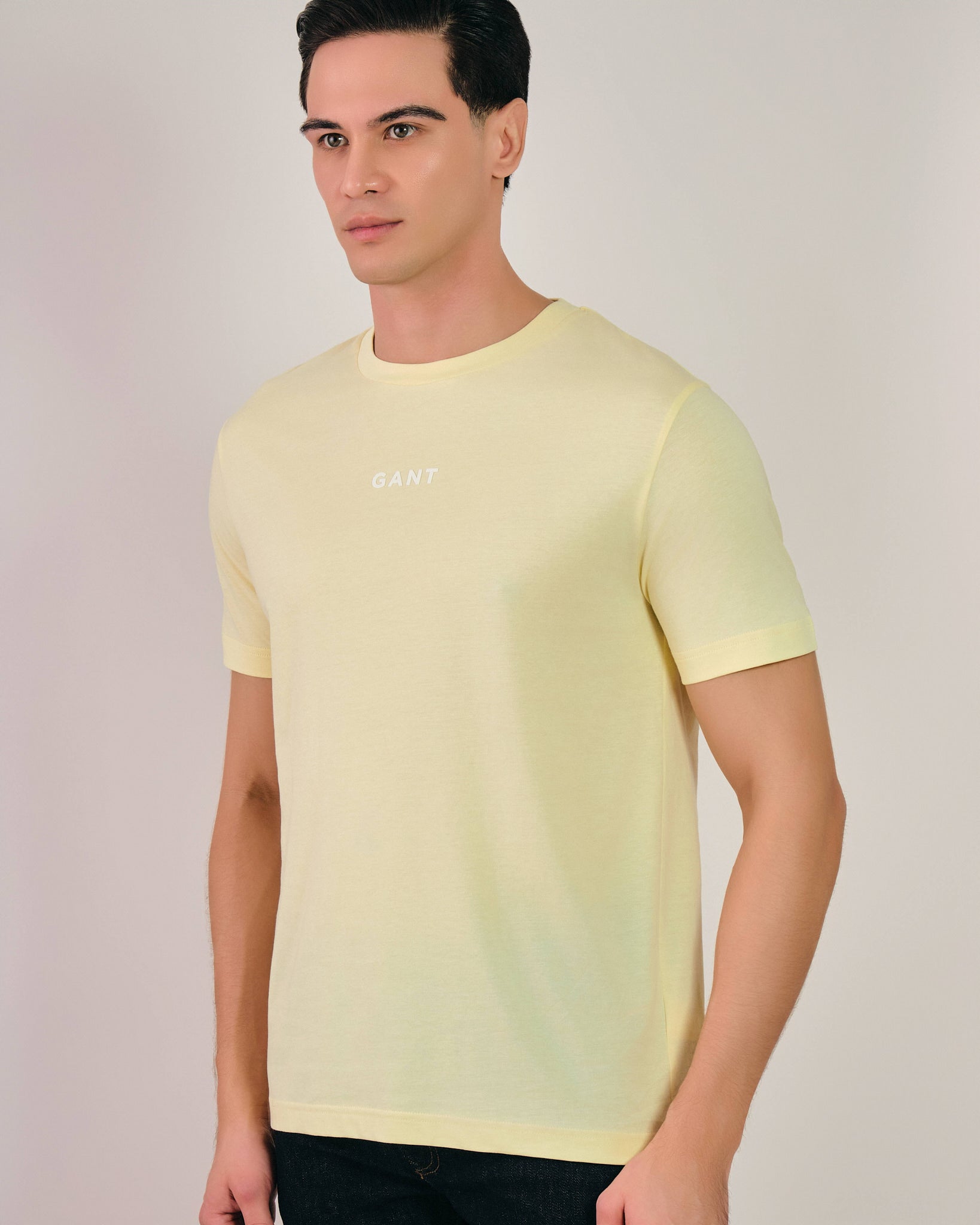 GANT Contrast Small Logo Tshirt Pastel Yellow / M