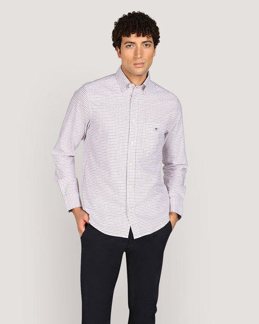 Gant Regular Classic Oxford Check Shirt For Men