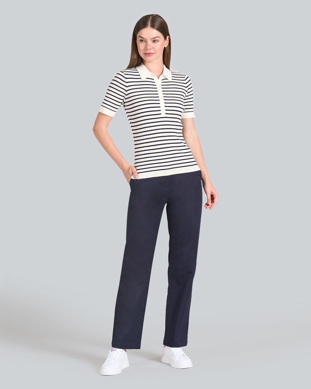 Regular Fit Chinos Blue / 34