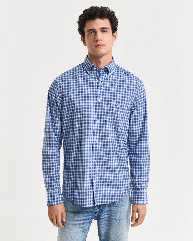 REG CLASSIC POPLIN CHECK SHIRT