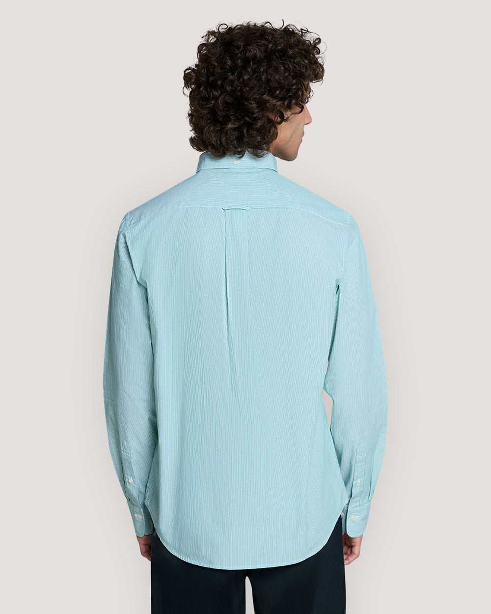 REG DOBBY DOT STRIPE SHIRT