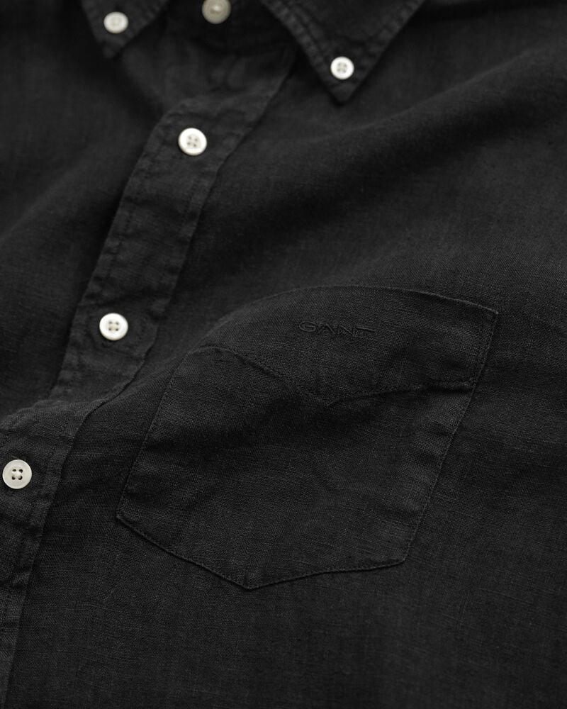REG GMNT DYED LINEN SHIRT