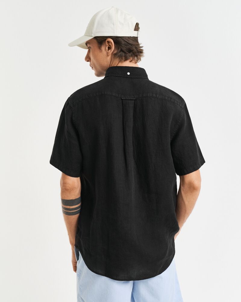 REG GMNT DYED LINEN SS SHIRT