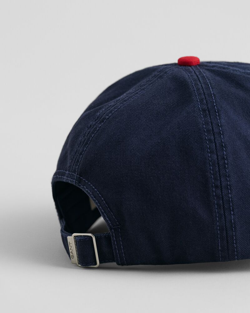 CONTRAST VISOR WASHED CAP