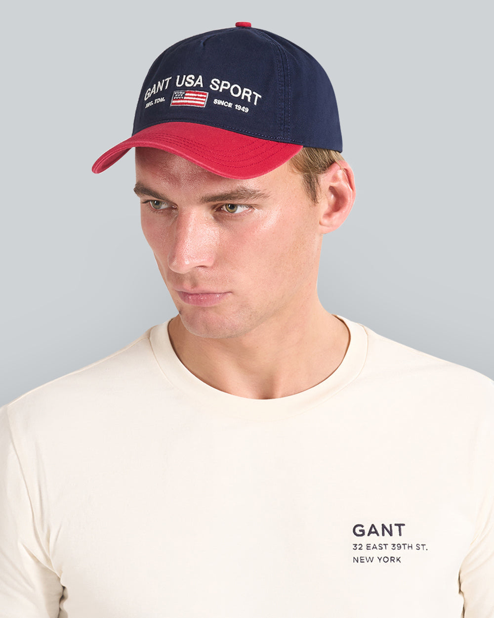 CONTRAST VISOR WASHED CAP