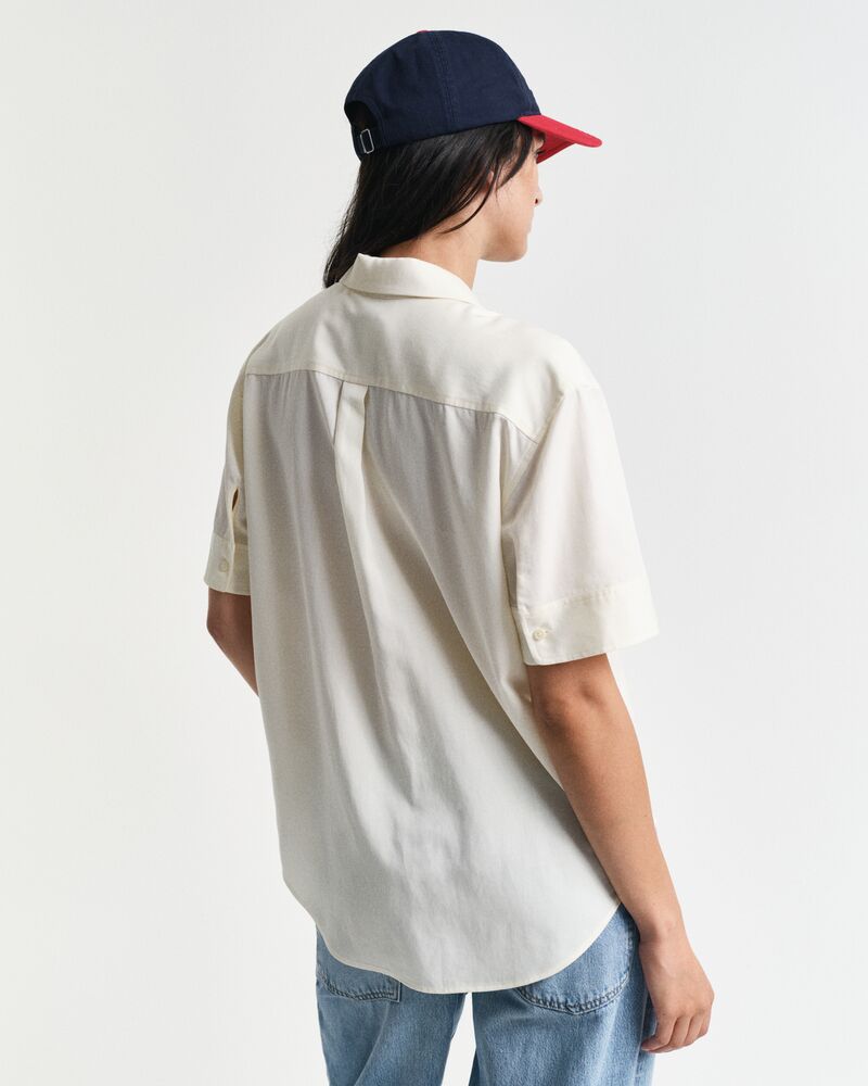 Relaxed Fit Pocket Shirt Cream / 32