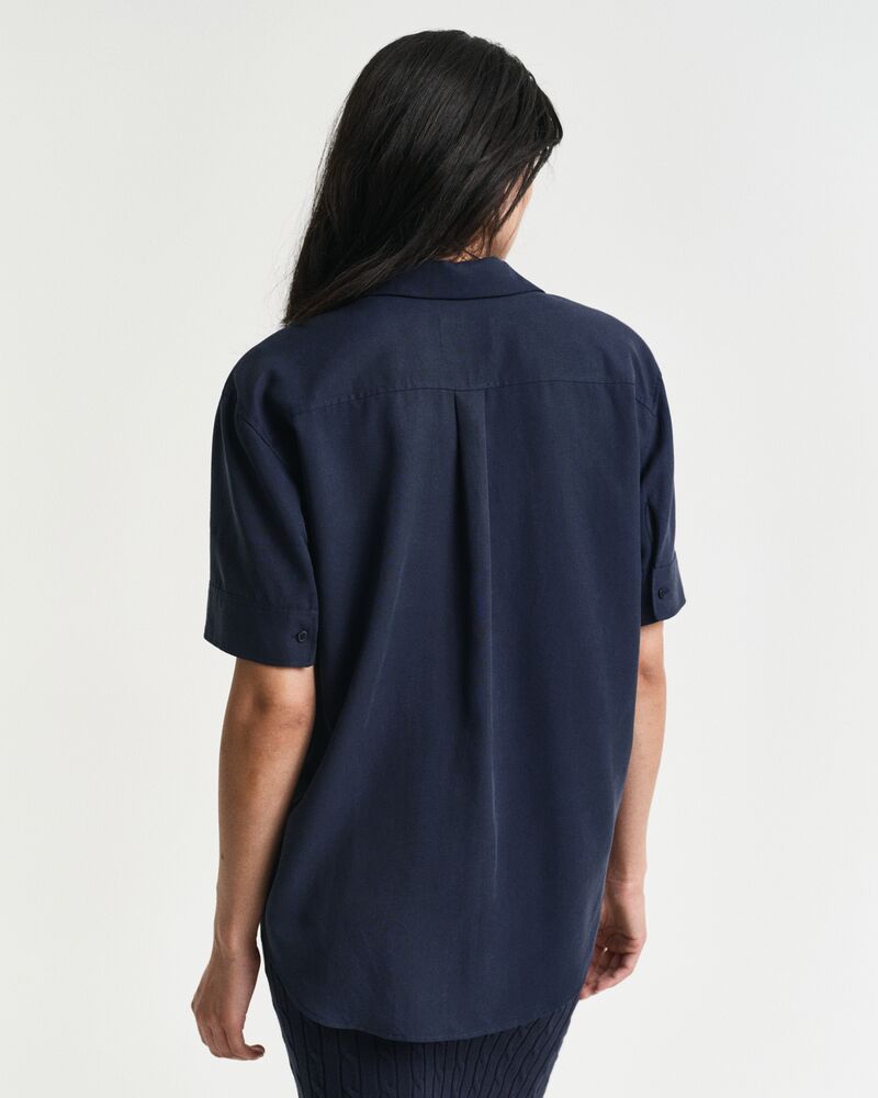 Relaxed Fit Pocket Shirt Blue / 32