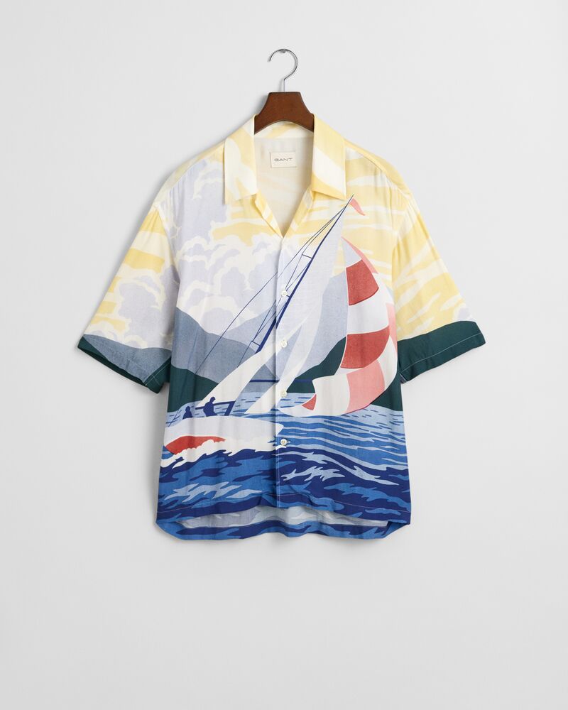 REL SCENERY SAILING SHIRT