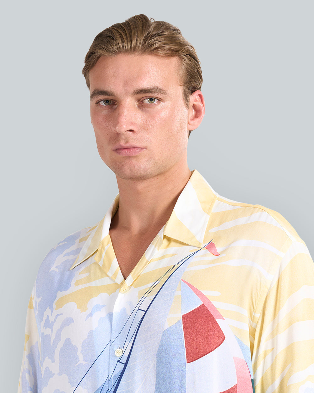 REL SCENERY SAILING SHIRT