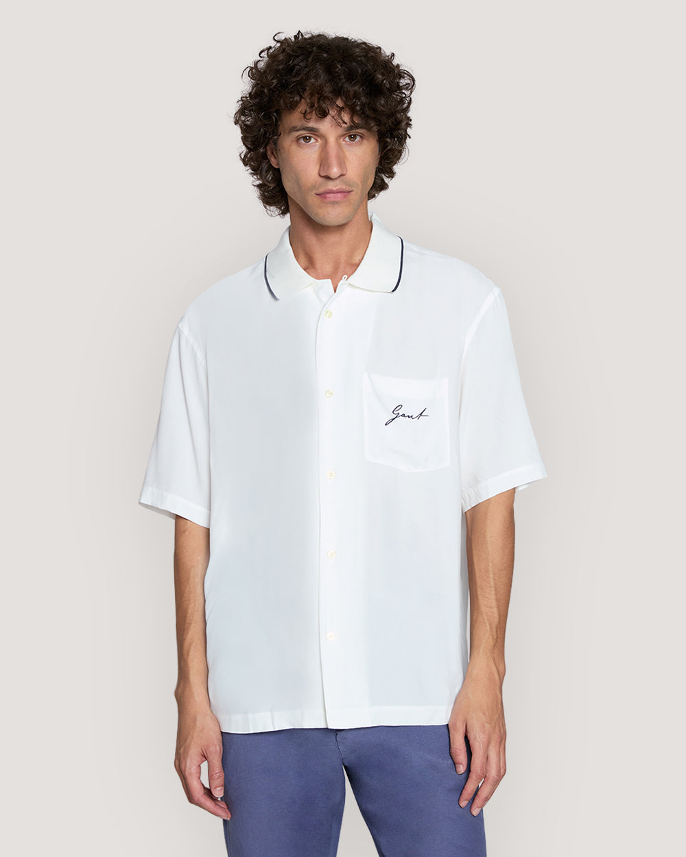 REL VISCOSE SS SHIRT