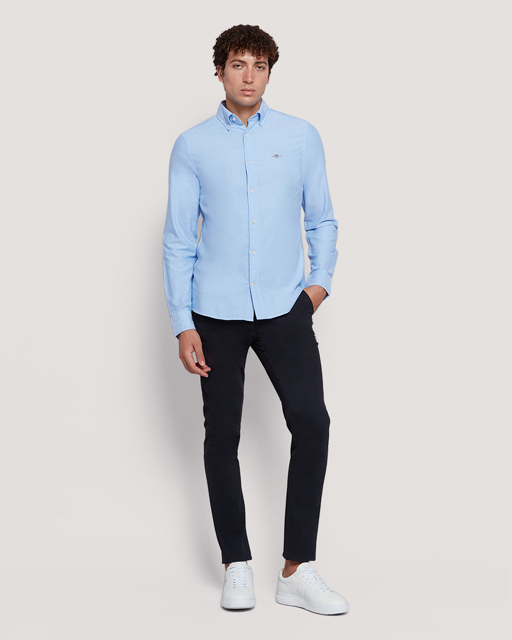 Men’S Slim Fit Oxford Cotton Shirt